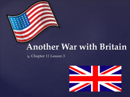 Another War with Britain - Home Page
