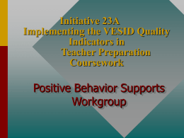 Initiative 24B Investigating Effective Practices