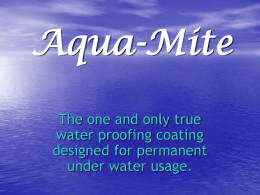 Aqua-Mite - Cosmo-Dec Everlasting Coatings