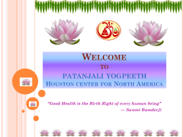 PYPT Houston Center (NA) - Patanjali Yogpeeth (USA)