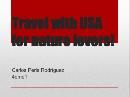 Travel with USA for nature lovers!