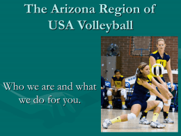 The Arizona Region of USA Volleyball