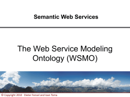 The Web Service Modeling Ontology