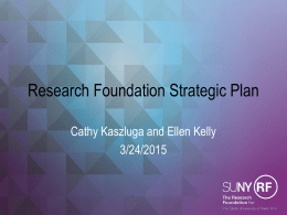 Research Foundation Strategic Plan