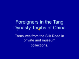 Foreigners in Tang Dynasty Tombs of China