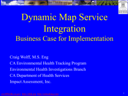 Dynamic Map Service Integration
