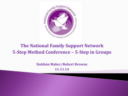 Presentation to The Family Resource Centre National Forum