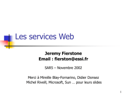 Services WEB