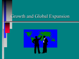 Growth and Expansion - University of Texas at Austin