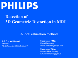 Detection of geometric Deformation