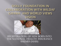 DOLLY FOUNDATION IN COLLABORATION WITH WILDAF …