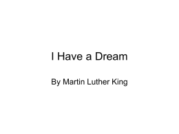 I Have a Dream - Culver City Middle School