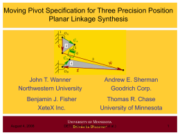 Moving Pivot Specification for Three Precision Position