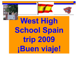 Spain 2009 - Appleton Area School District