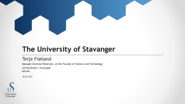 The University of Stavanger - gov