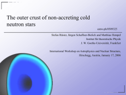 The outer crust of non-accreeting neutron stars
