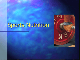 Sports Nutrition For Success