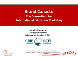 Canadian Consortium for International Education Marketing