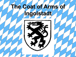 Das Stadtwappen von Ingolstadt