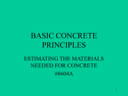 BASIC CONCRETE PRINCIPLES - Area10FFA