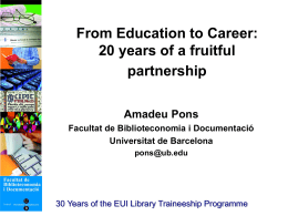 Diapositiva 1 - European University Institute