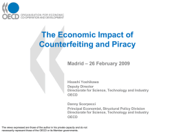 OECD Counterfeiting & Piracy Project
