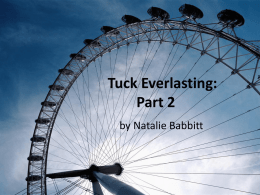 Tuck Everlasting: Part 2