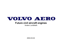 Framtidens civila jetmotorer