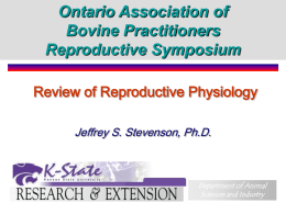 Review of Reproductive Physiology