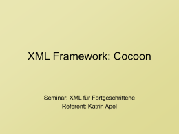 XML Framework: Cocoon