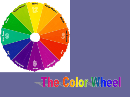 The Color Wheel PPT - Home Economics Careers and Technology