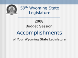 Wyoming State Legislature