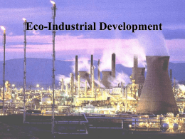Eco-Industrial Development: The Industrial Ecology Approach