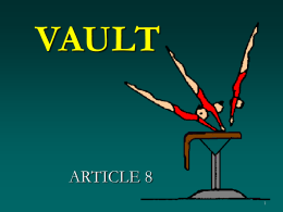 VAULT - Manitoba Gymnastics