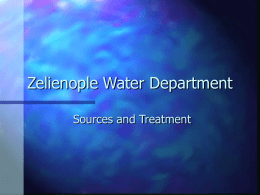 Borough of Zelienople Water Treatment