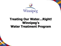 Winnipeg’s Water Treatment Plant