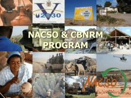 Historical Background of CBNRM in Namibia