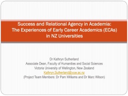 Surviving and Succeeding as an Early Career Faculty Member