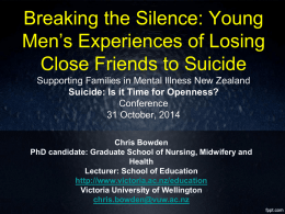 Diapositiva 1 - Supporting Families in Mental Illness Taranaki