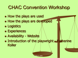 CHAC Convention Worksop