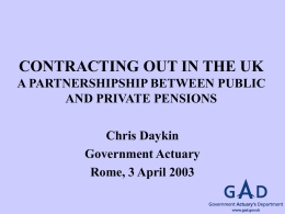 INTERACTION OF STATE AND OCCUPATIONAL PENSION …