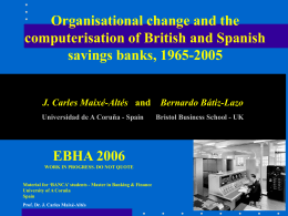 Organisational change and the computerisation of British