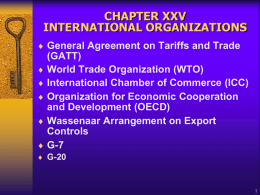 CHAPTER I INTRODUCTION Classical Theories of International