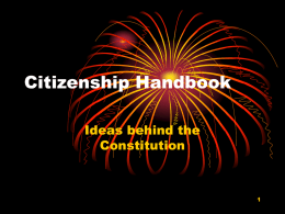 Citizenship Handbook