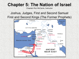 Chapter 5: The Nation of Israel Chaplain Ron McCants