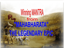 Mahabharata-A Management Perspective
