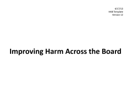 Harm Across the Board Template, Version 9