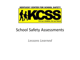 School Safety Assessments