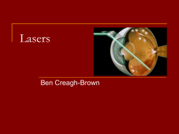 Lasers - Creagh Brown and Co