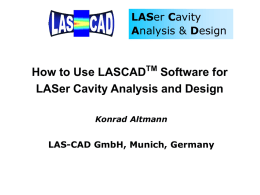 Micro Systems Design GmbH presents - LAS-CAD